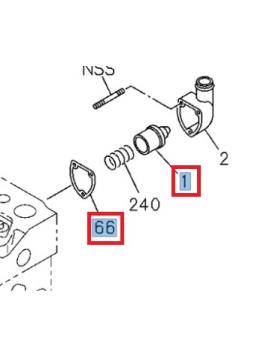 THERMOSTAT ISUZU 5863020140